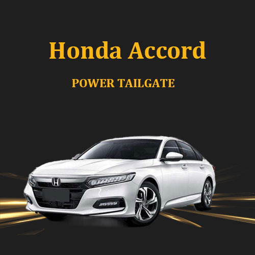 Honda Accord electric tailgate lift system with remote control and anti-pinch function