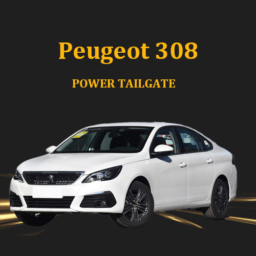 Intelligent car trunk rear door lift tail gate for Peugeot 308 with remote control