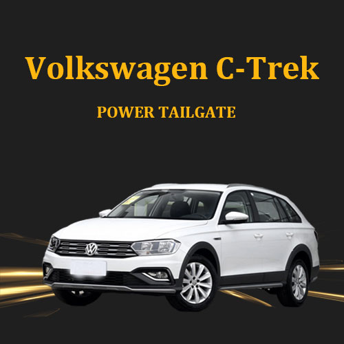 KaiMaio electric tailgate refitted for Volkswagen C-Trek with remote control and foot sensor optional
