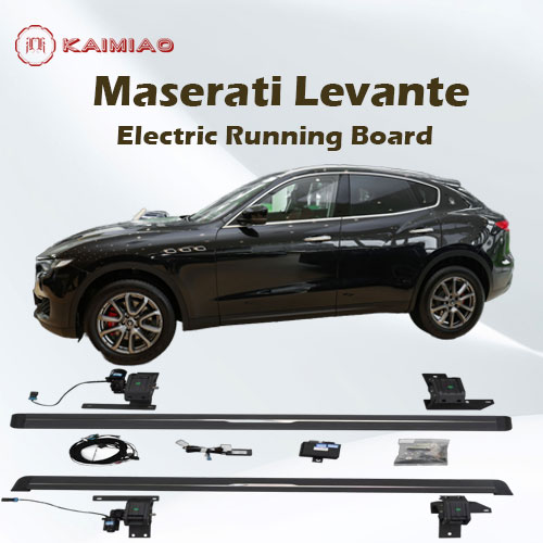 LED lights option waterproof automatic electrical running board side step for Maserati Levante