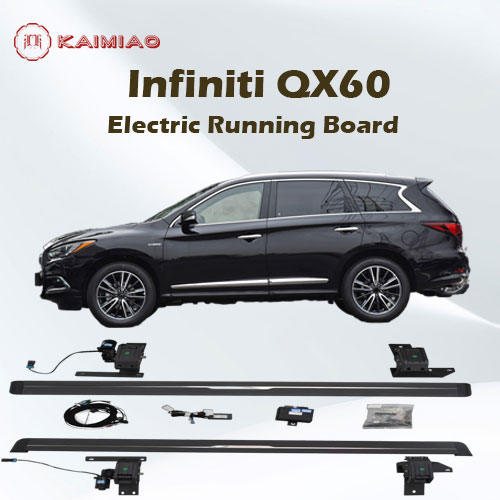 Infiniti QX60 Waterproof and rust-proof electric running board side step with LED lights optional