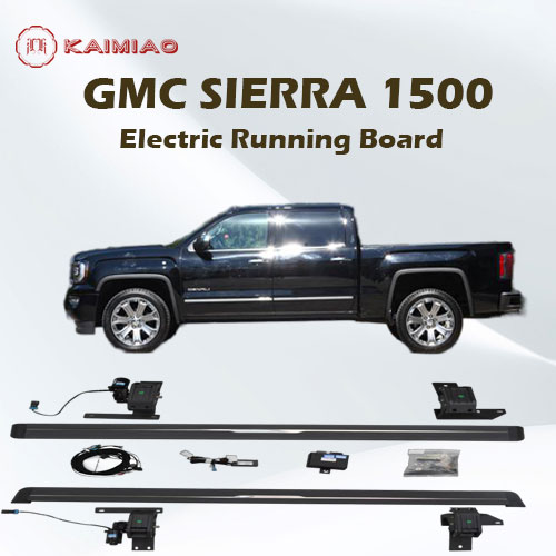 Best trunk accessories power retractable running board integrated led system optional for GMC SIERRA 1500