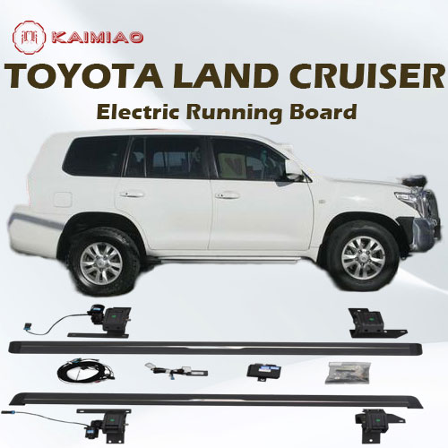 Footboard of the car family warmth intelligent electric running board side step for Toyota Land cruiser