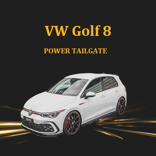 Retrofit kit hands free electric tailgate with remote control and foot sensor optional for VW Volkswagen Golf 8
